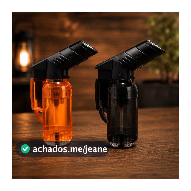 Kit 02 Mini Maçarico utilidade isqueiro pesca artesanato trabalho profissional