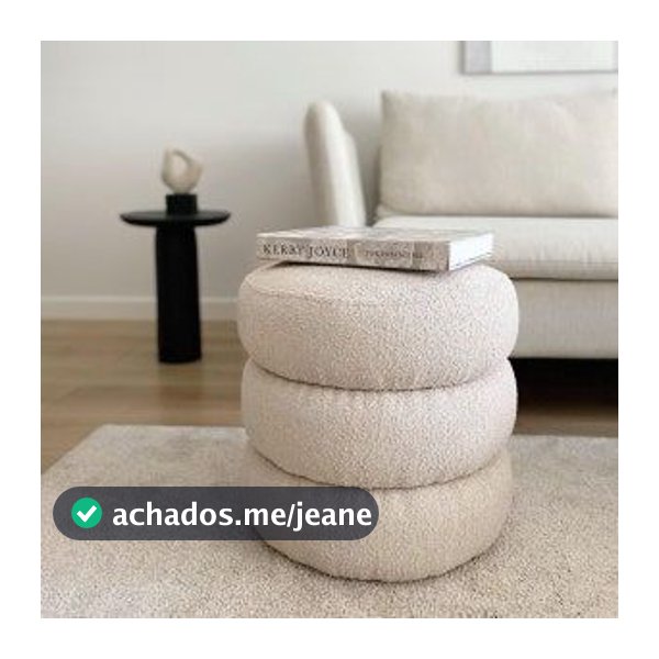 Puff Lyers Decorativo Orgânico