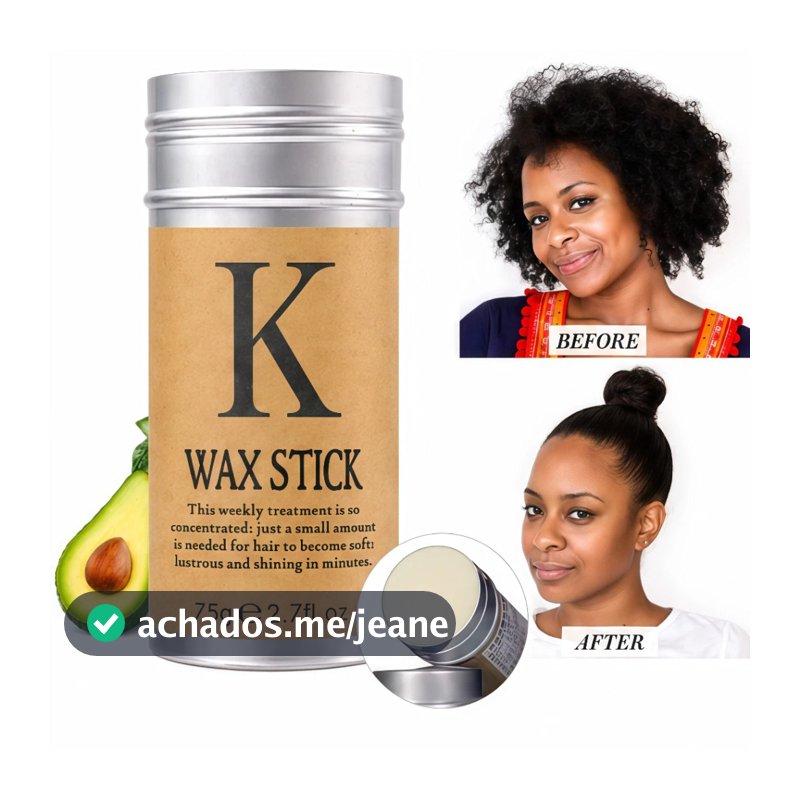 Bastão de cera capilar profissional portátil/Sem fragrância/adequado para qualquer tipo de cabelo