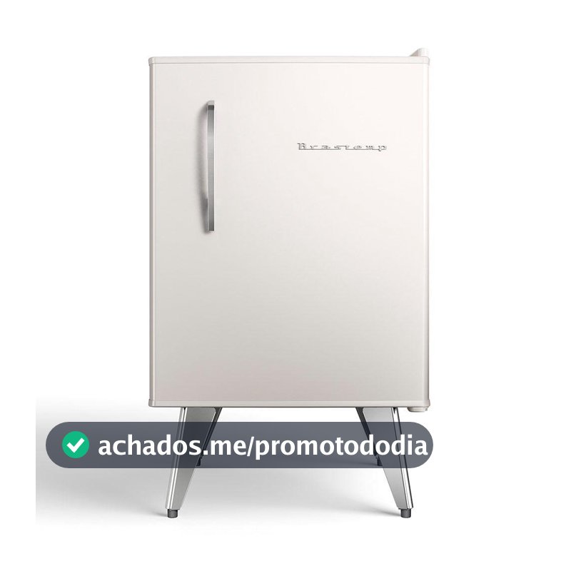 Frigobar Brastemp Retrô 76 Litros Classic White - BRA08MB