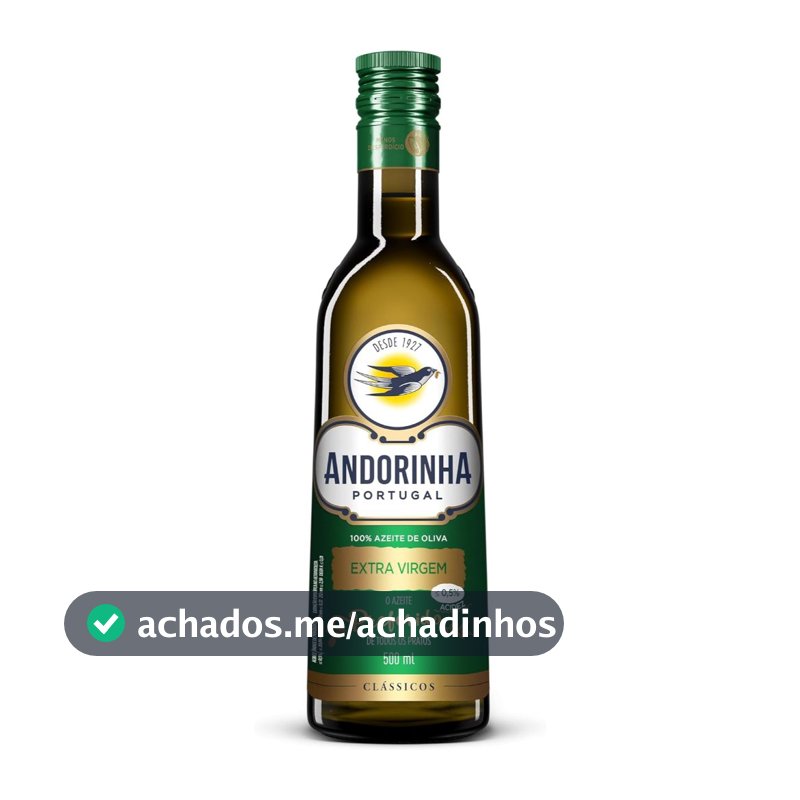 Azeite de Oliva Extra Virgem 500ml - Andorinha