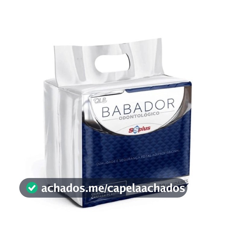 Babador Odontológico +BRINDE MaxClean com 100 unidades + BRINDE