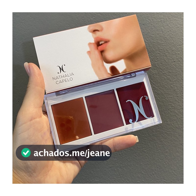 Paleta De Blush Cremoso Nathalia Capelo Lip & Cheek Labios