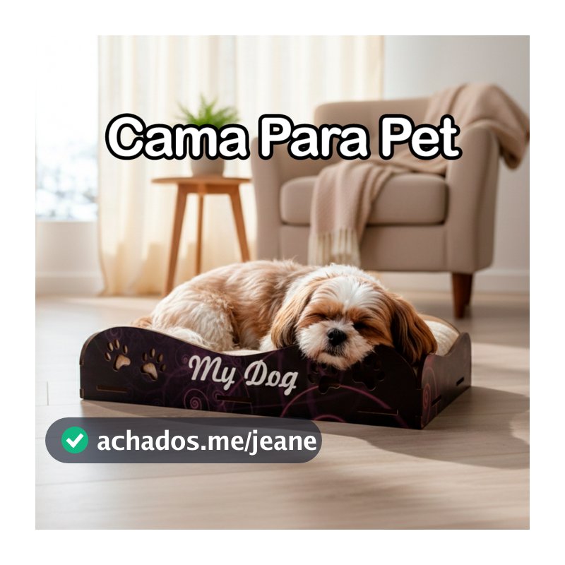 Cama Para Pet Em MDF Tipo Sofá Multiuso Para Gato Cachorro PERSONALIZADO