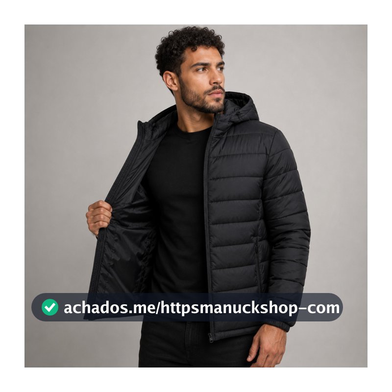 Jaqueta Puffer Bobojaco Corta Vento Nylon Frio Reforçada