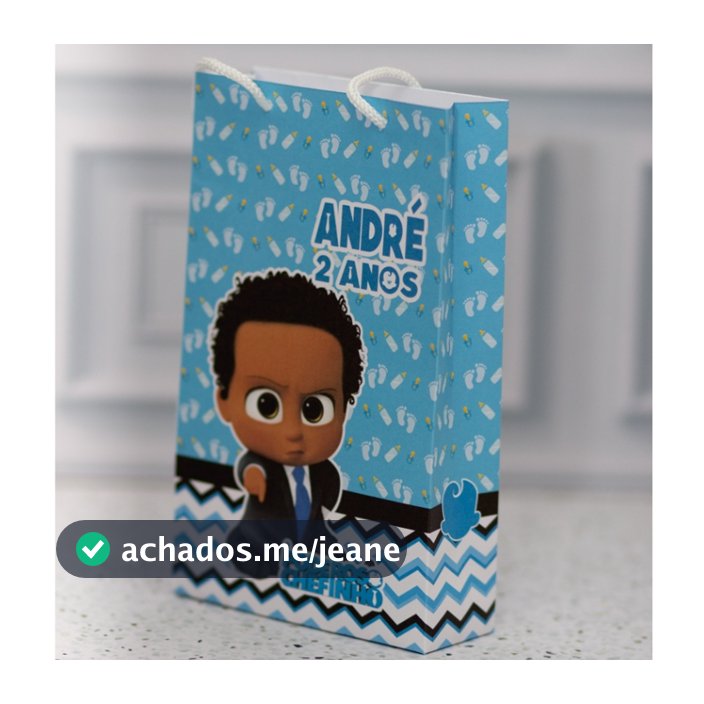 MINI Sacola Surpresa  PODEROSO CHEFINHO NEGRO AFRO  Lembrancinha Personalizada- Festa Infantil - Pegue e Monte - Mimo