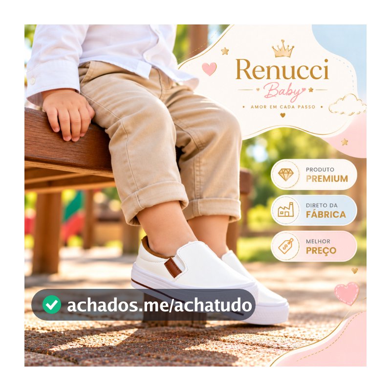 Tênis Sapatênis  Slipe Baby infantil Sapatilha Calce Facil Menino e Menina Moda Modinha