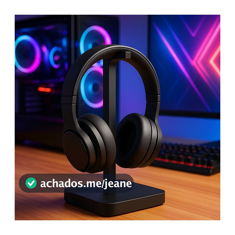 Suporte de Mesa para Fone Headset Controle Gamer Universal Elegante Minimalista