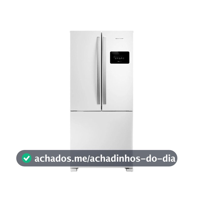 Geladeira Frost Free French Door 3 Portas Branca Brastemp - BRO85MB