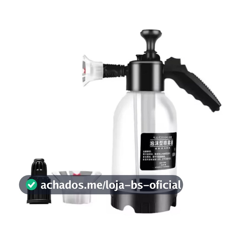 Pulverizador Borrifador Alta Pressão Snow Foam 2l + Bico