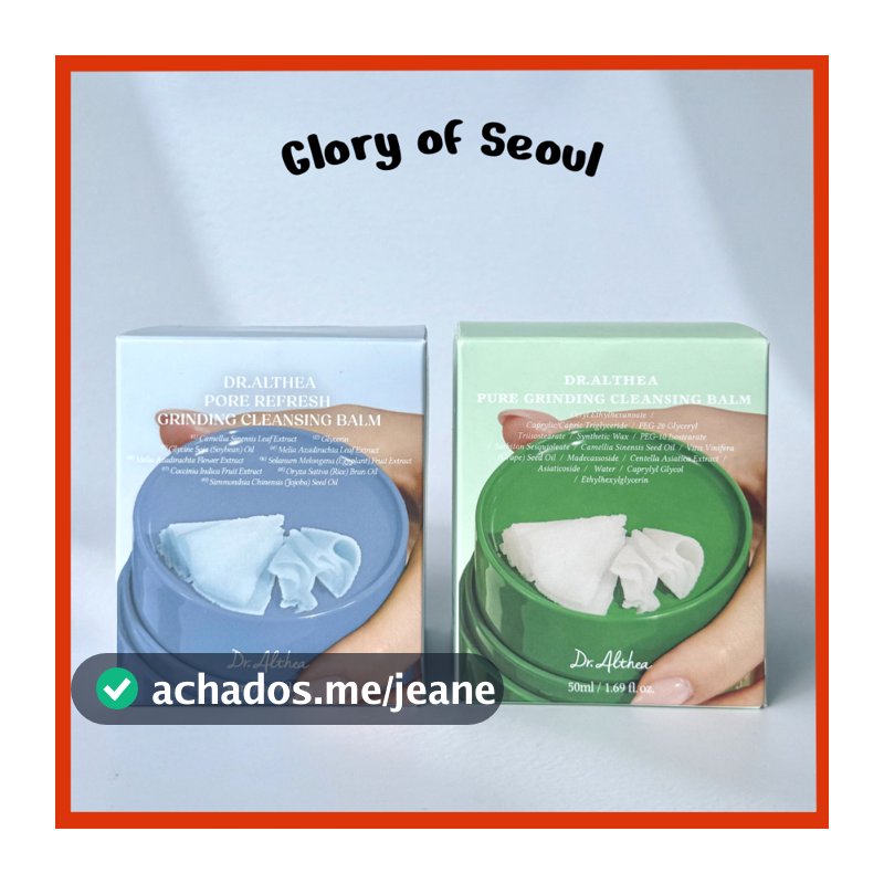 DR . ALTHEA Pure Grinding Cleansing Balm/Pore Refresh , 50mL (2 Tipos)