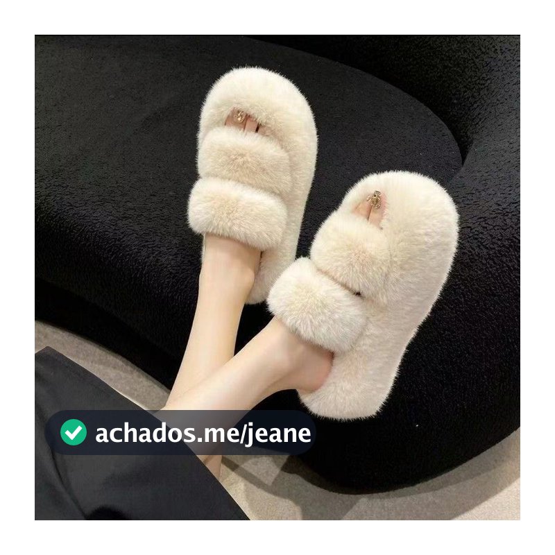 Novos Chinelos de Verão Femininos, Sandálias Grossas de Uma Palavra, Sapatos de Praia de Bico Plano, Tamanho Grande Femi