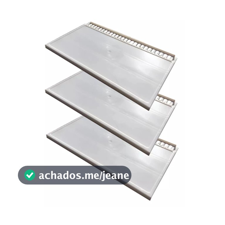 Prateleiras Grade Plástico p/ Geladeira Refrigerador Copacabana Continental Grade Geladeira