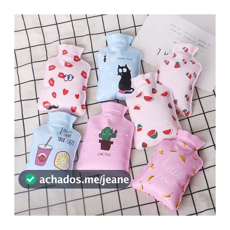 Mini bolsa de água quente/gelada para compressa fofas