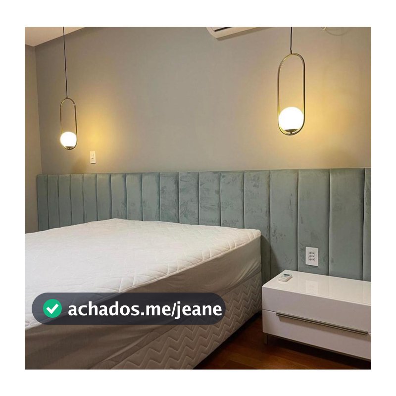 Cabeceira Estofada modular uma placa 20x120cm