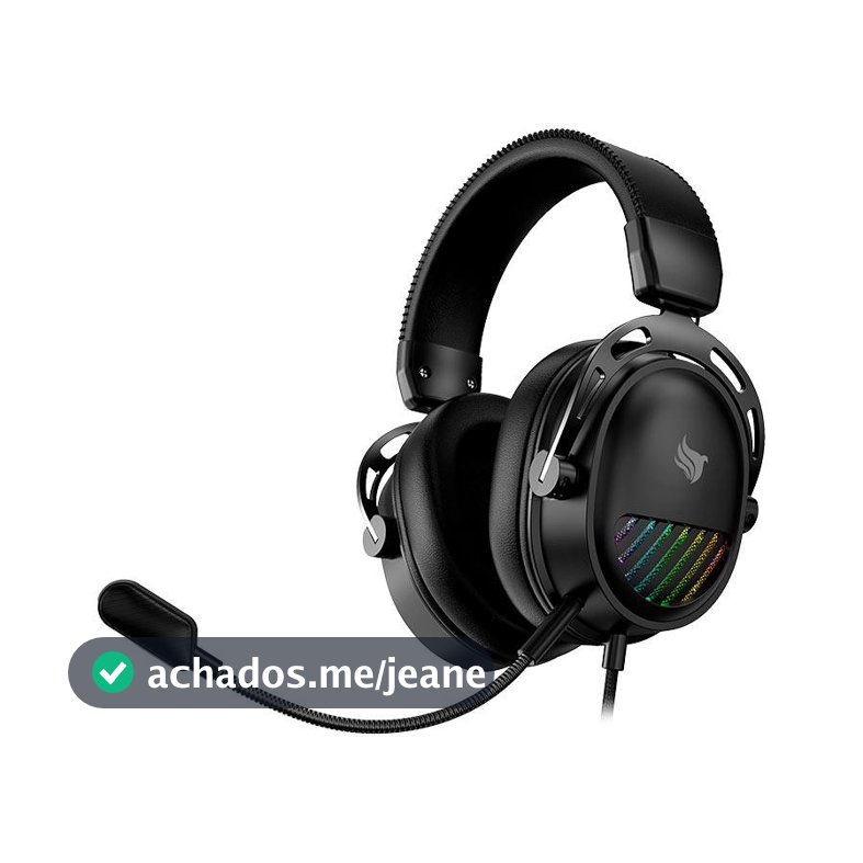 Headset Gamer Pichau Azuris, Drivers 50mm, Preto, PCH-AZRS-BL01