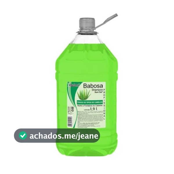 Shampoo Sem Sal Babosa 1,9L - Kelma