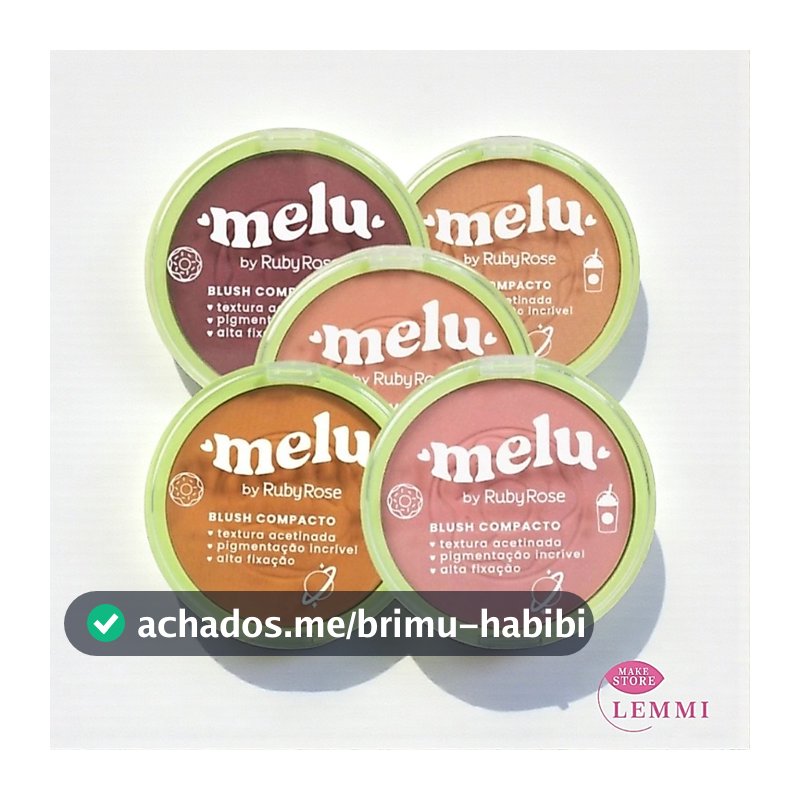 Blush Compacto Melu By Ruby Rose 10 g RR871
