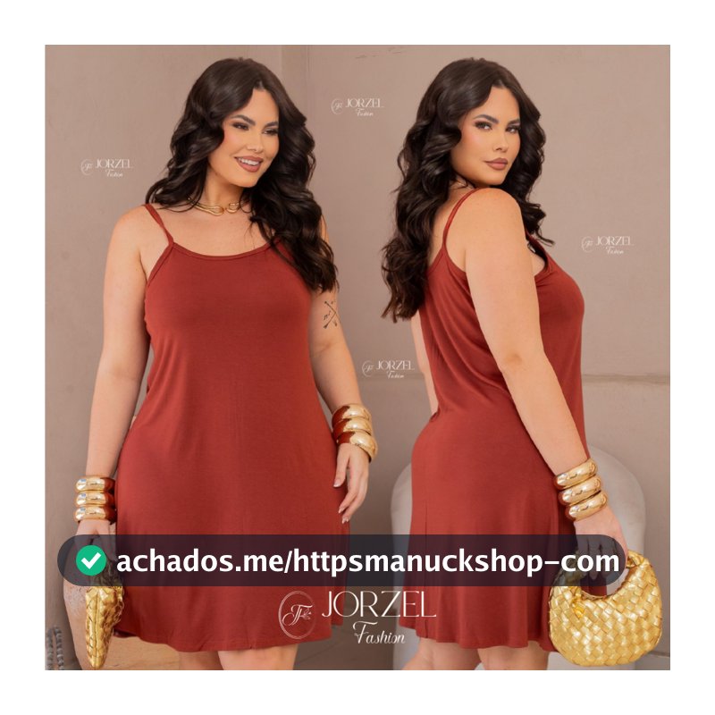 Vestido Feminino Pluz Size Alcinha Soltinho G1/G2/G3 Moda Verão 2026 Casual Confortável Tendência