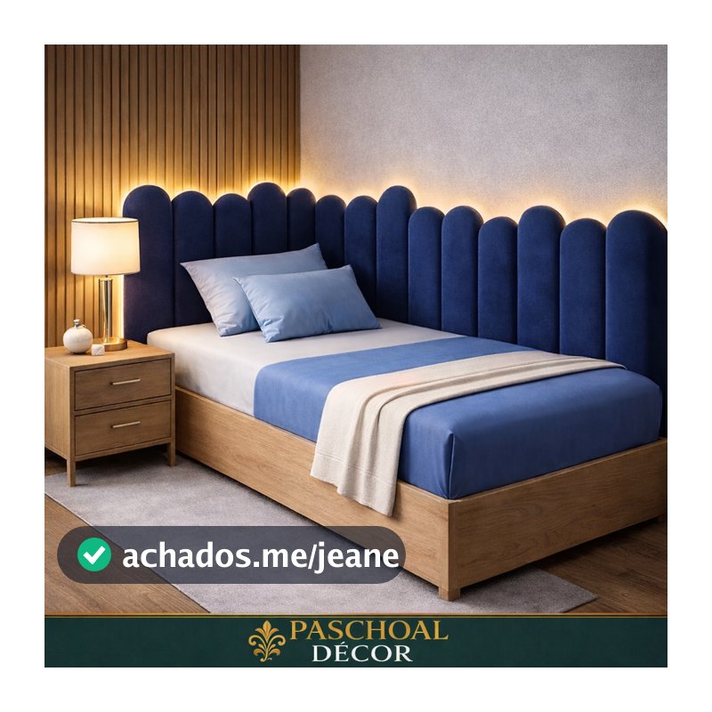 Cabeceira de Cama Autocolante Kit Com ate 15 Peças Modelo Nuvem de Parede em Estofado e Lindas cores