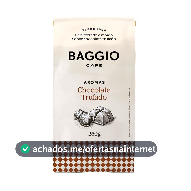 Baggio Café - Café Torrado e Moído Aromas Chocolate Trufado 250g