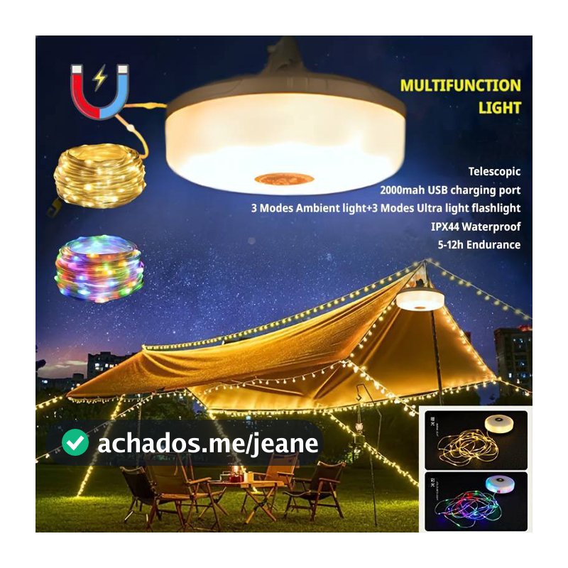 Pisca Pisca Cordão De Luz Fio Fada Lindo Iluminação 8 metros 100 leds Luzes de acampamento ao ar livre   ENVIO IMEDIATO WL-8034