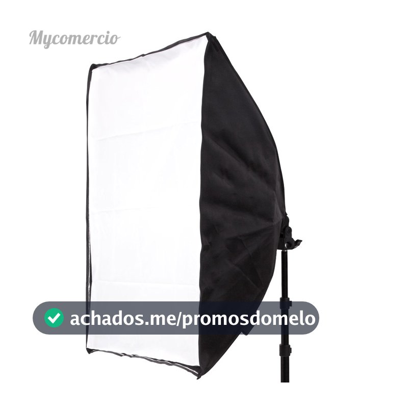 Softbox 50x70cm com Soquete E-27 Embutido para Estúdio Fotográfico