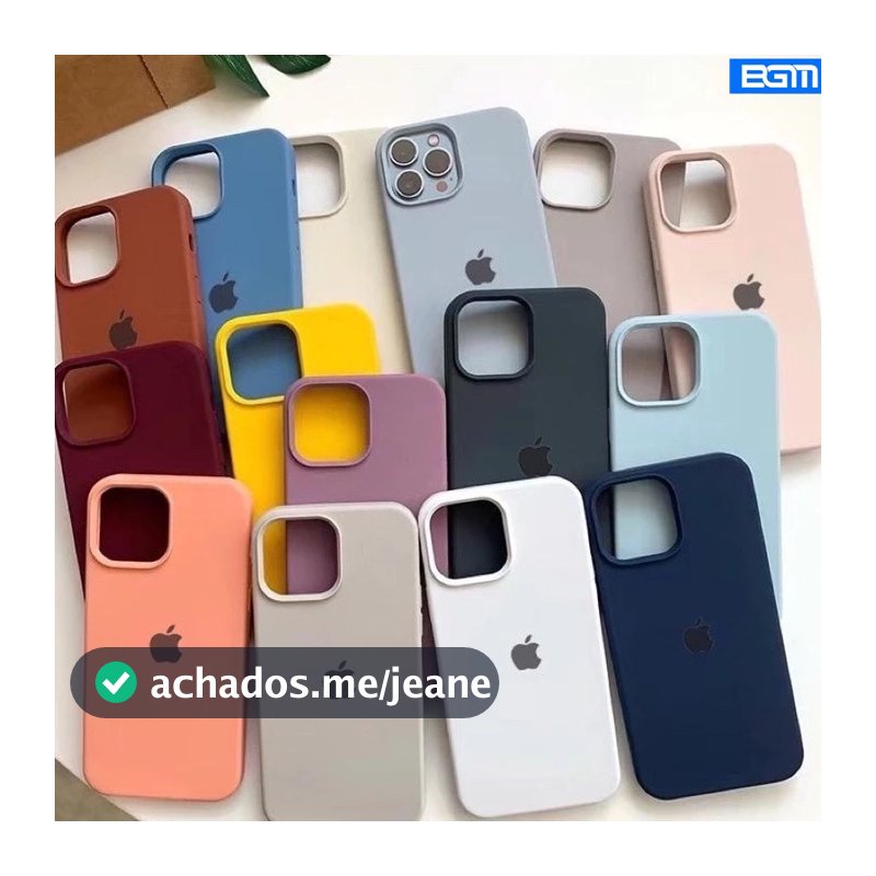 BGM—Capinha Case Silicone Aveludada Para iPhone 15/15 Pro/15 Pro Max Premium