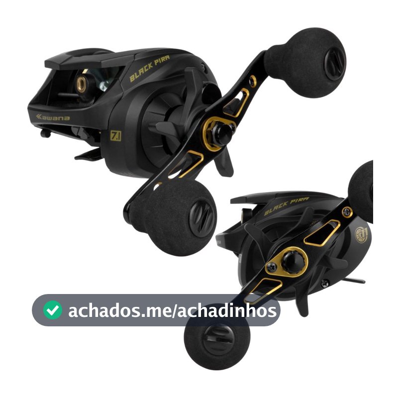 Carretilha Pesqueiro Black Pira 400 11 Rolamentos Drag 18kg