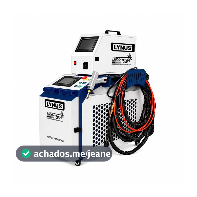 Máquina de Solda a Laser 1200W com Alimentador Externo Lynus LMSL-1500 Monofásico (220V)