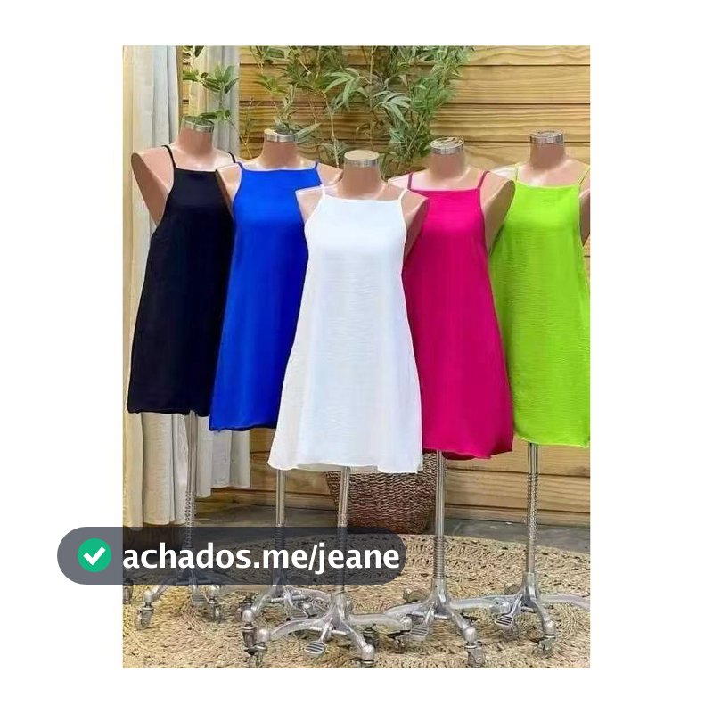 Macaquinho Feminino Vestido Soltinho Tendencia Moda Verao A-5