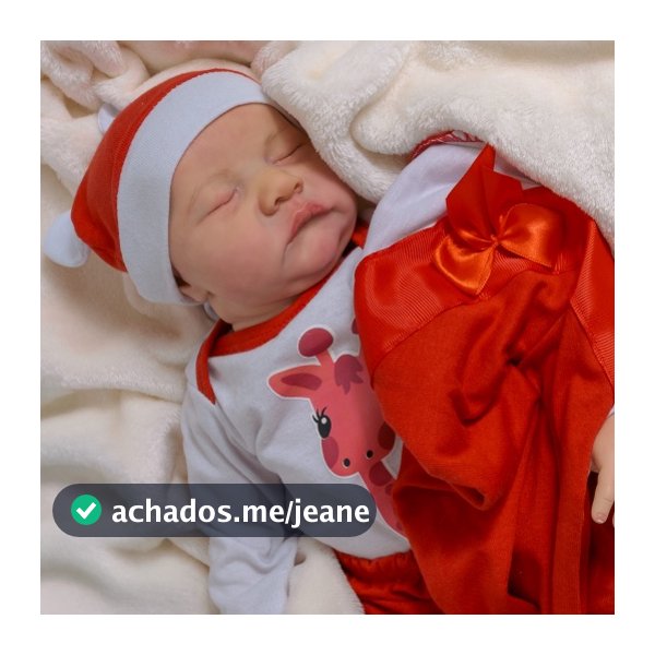 Bebê Reborn Boneca Realista Silicone Livia De Olhos Fechados Envio Imediato 48 cm Com Bolsa Maternidade