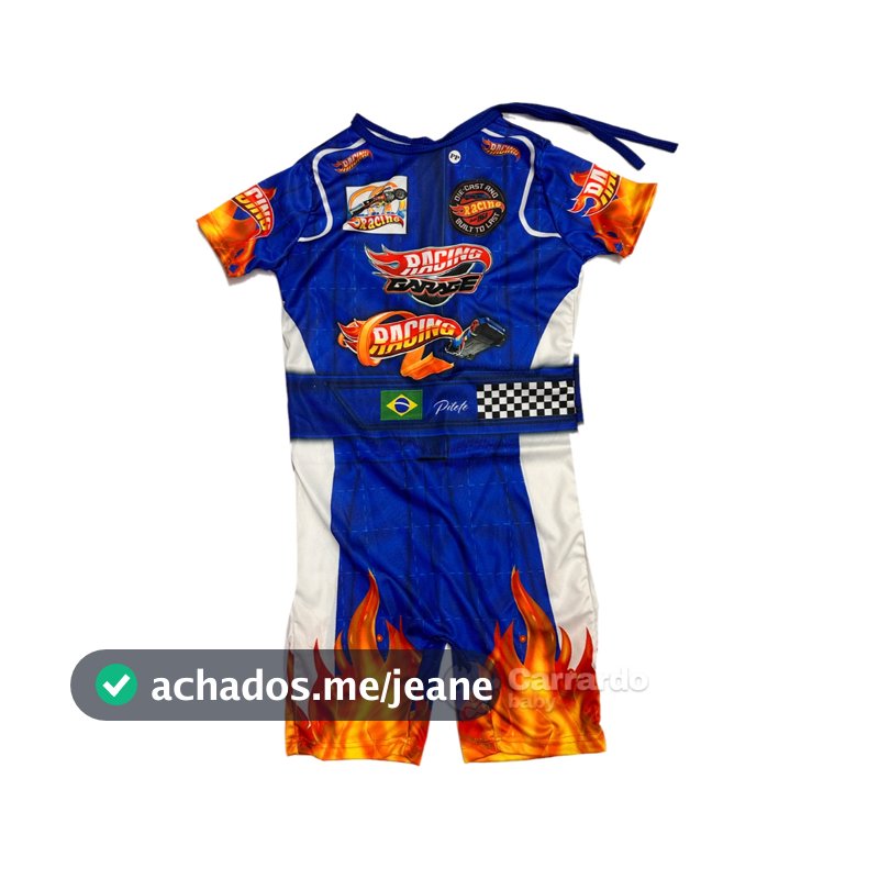 Fantasia Infantil Racing Hot Wheels