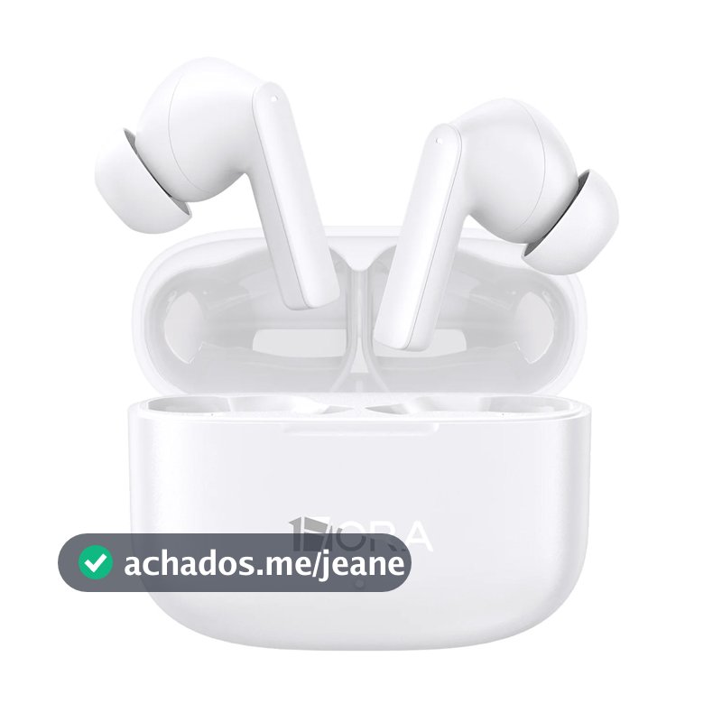Fone de Ouvido Sem Fio 1Hora Aut206b Bluetooth 5.3 Branco