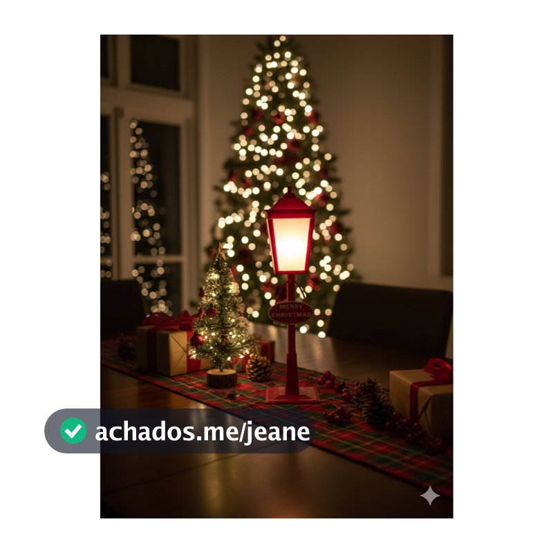 Luminária Christmas Lamp -  Decoração de Natal