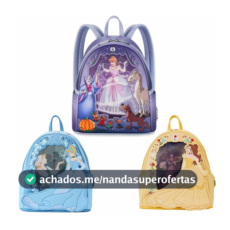 Bela E A Fera Cena Mini Mochila Belle Princesa Dos Desenhos Animados Ombro Duplo Criança Menina Presente De Aniversário