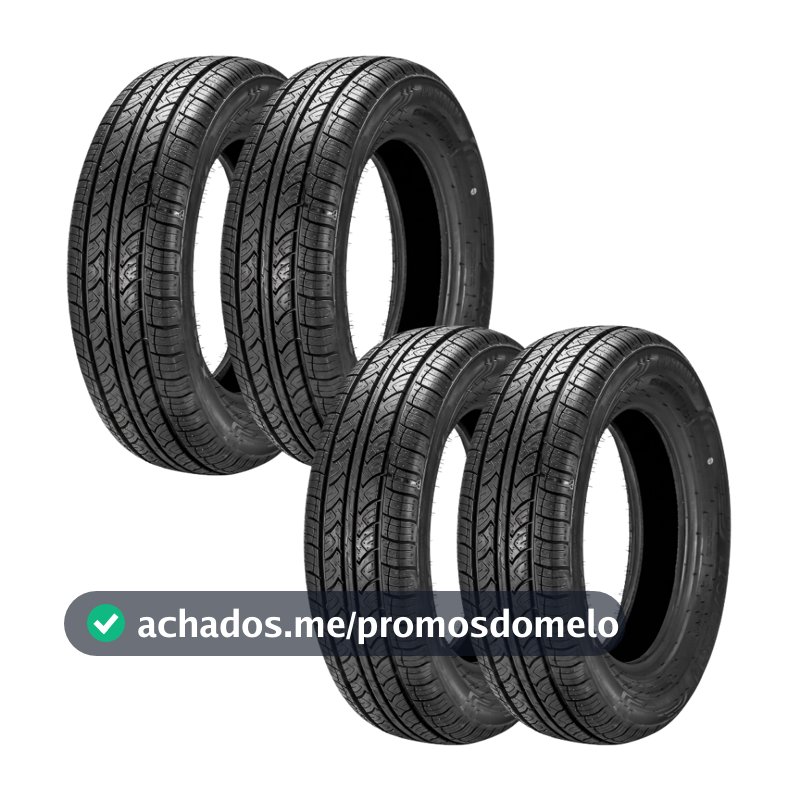Jogo 4 Pneus 175/65 R14 XBRI Premium F8 82H Aro 14 Novos