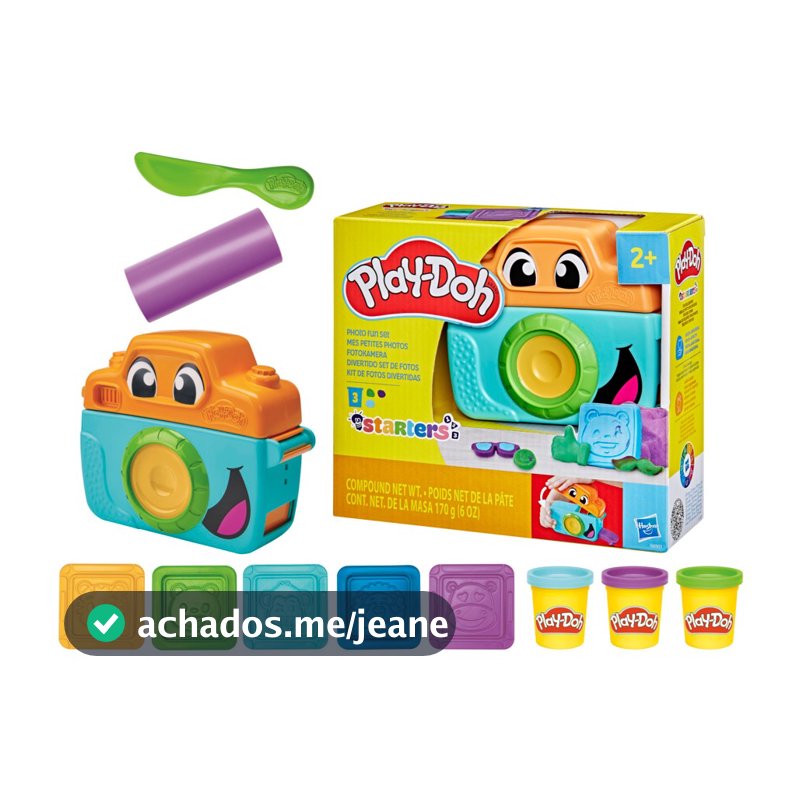 Massinha Play Doh Câmera Kit de fotos divertidas Hasbro G0502