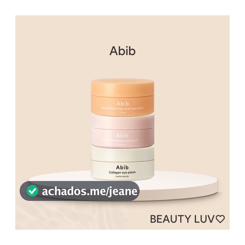 [Abib] Coleção De Tapa-Olhos (Adesivo Para De Colágeno 90g , Retinal PDRN 84g Glutationa 90g)