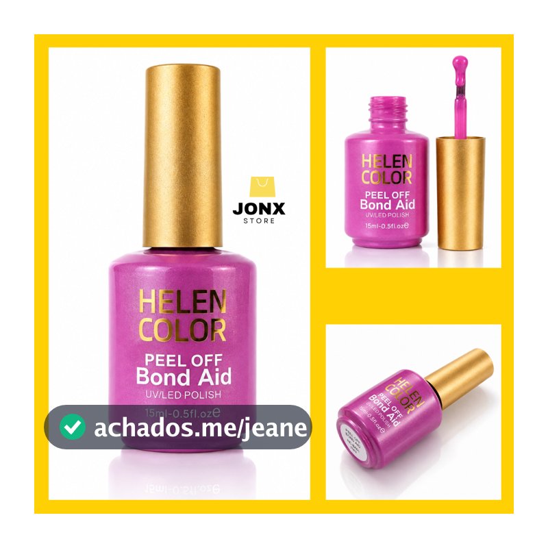 Bond Aid Peel Off Helen Color Manicure Unhas Acrigel Gel Base