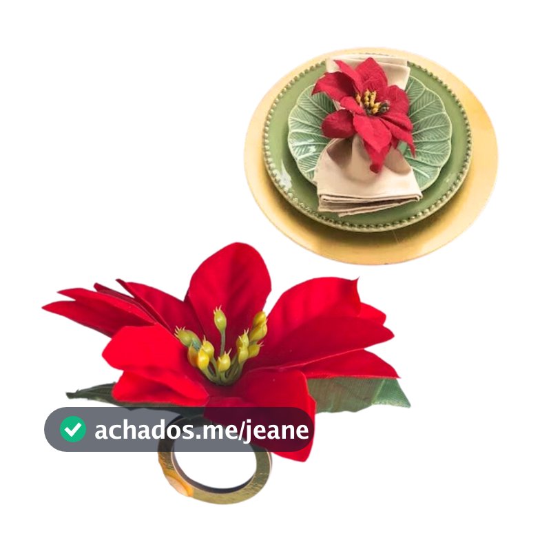 Porta Guardanapo De Mesa Posta Natal Jantar Natalino
