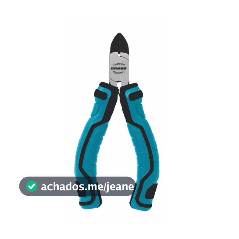 MINI ALICATE CORTE DIAGONAL, REFORCADO, FOSFATIZADO, 4.1/2POL., 110MM, 1PC // GROSS