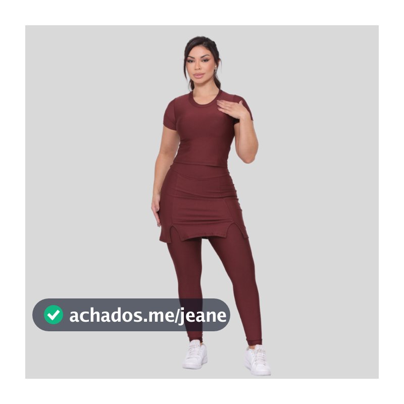 Conjunto Fitness Moda Evangélica Moderno Academia Funcional