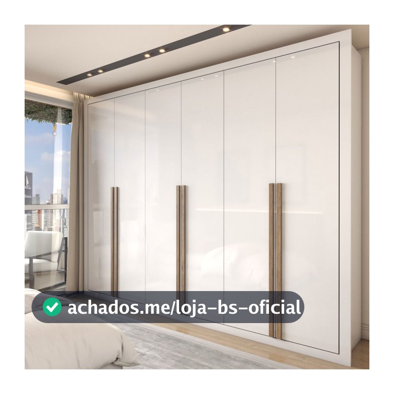 Guarda-Roupa Casal Severo 6 Portas 6 Gavetas - Panorama Móveis