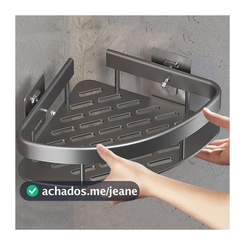 SUPORTE PARA SHAMPOO PARA USO NO BANHEIRO NA PAREDE de alumínio suporte organizador multiuso novo geracao