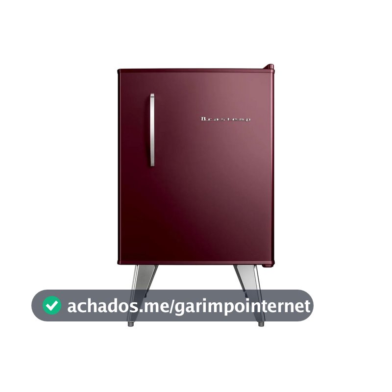 Frigobar Brastemp Retrô 76 Litros Marsala Wine - BRA08MG