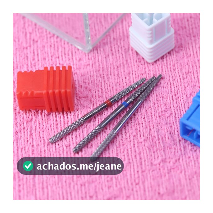 Broca De Tungstênio Original D&Z Para Motor Lixadeira De Unhas Nail Drill