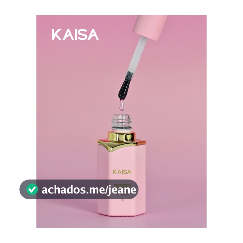 Top Coat KAISA Pro-Sensi 12g – Selagem Segura e Brilho Profissional