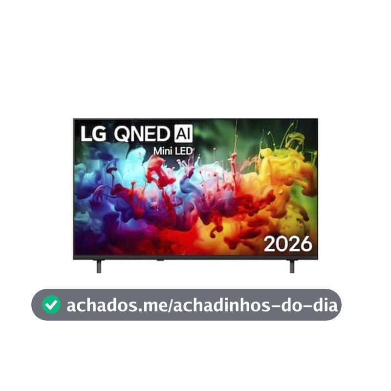 Smart TV 50 Polegadas QNED Mini LED AI 4K QNED70 webOS 2026 LG