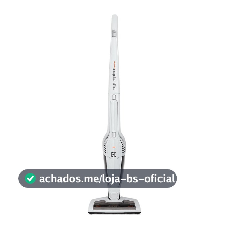Aspirador de Pó Vertical Sem Fio Electrolux Ergorapido 2 em 1 Cyclone até 21 min Branco (ERG21)
